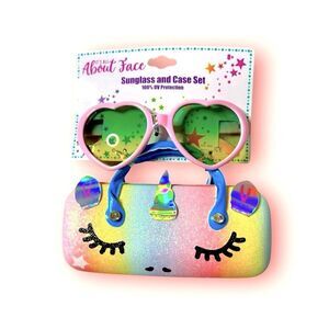 🥳 3/$26 It’s All About Face Kids Pink Heart Unicorn Sunglass Set